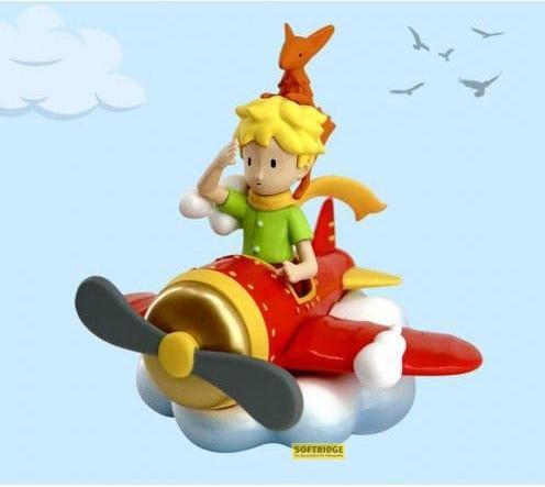 Image du produit Plastoy Le Petit Prince figurine Le Petit Prince er le renard en avion 7 cm