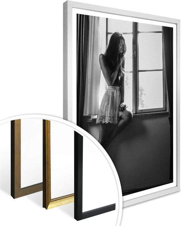Produktbild Trenddeko Girl on the Window (24 x 30 cm)