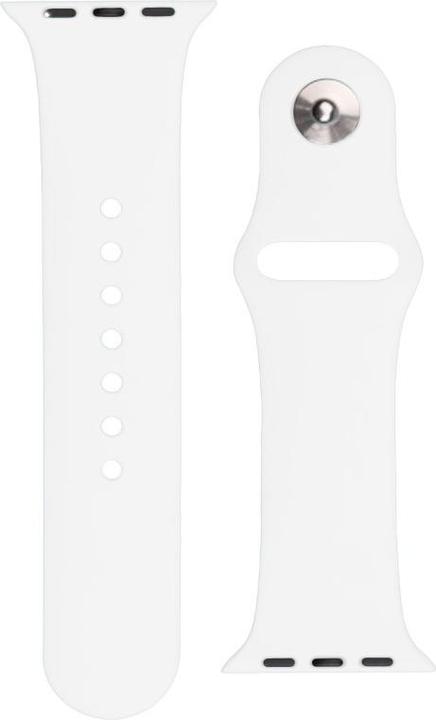 Produktbild Hurtel Silikonarmband APS Silikon Uhrenarmband Watch / SE (41/40 / 38mm) Uhrenarmband Weiss (Silikon)