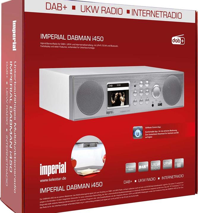 Actual product image Imperial Dabman i450 (Web radio, DAB+, FM, VHF, Bluetooth, Wi-Fi)