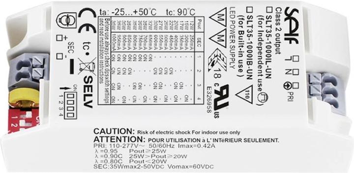 Produktbild Self Electronics LED-Treiber Konstantstrom 60 W 250 - 1000 mA 2 - 50 V/DC nich