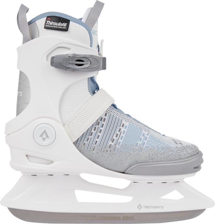 Image du produit Tecnopro Maverick 1.0 patin de hockey sur glace femme (taille : 41.0, 900 black/bluelight/silver) (41)