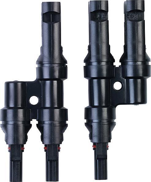Actual product image Revolt Set of 2 Y-plug adapters for solar cables with sockets, IP67 (Solar cable)