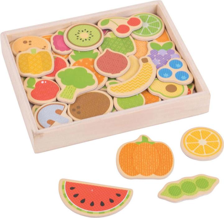 Produktbild Bigjigs Fruit and Veg Magnets (35 x)