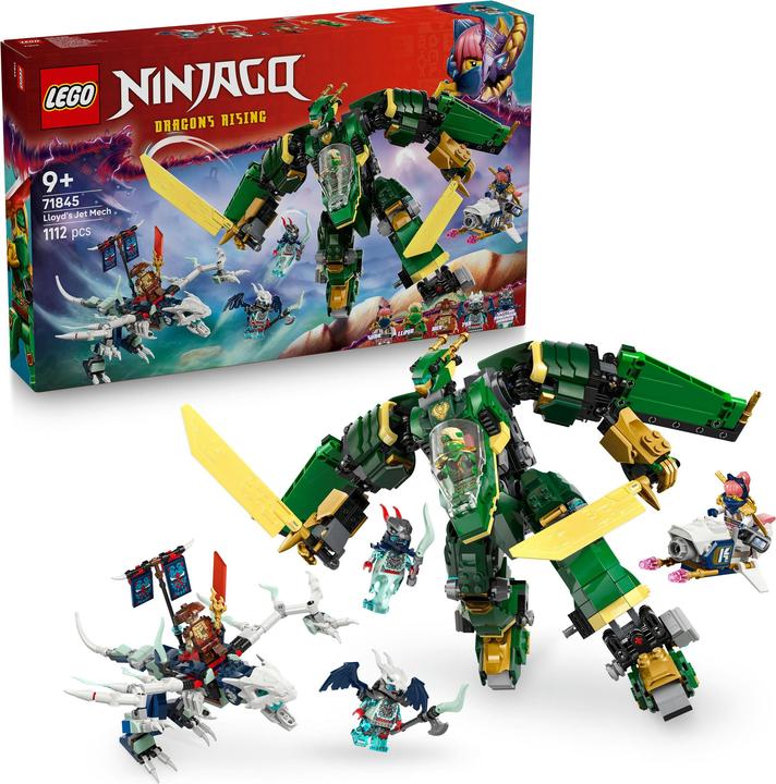 Produktbild LEGO Lloyds Jet-Mech (71845, LEGO Ninjago)
