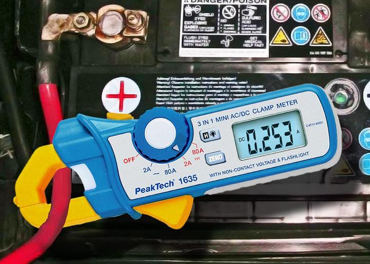 Produktbild Peaktech P 1635 Stromzangenmessgerät (CAT III 600V)