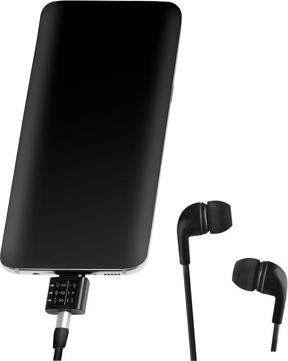Produktbild LogiLink Audio Adapter m. EQ, 1xUSB-C -> /F,96kHz/24bit (USB-C)
