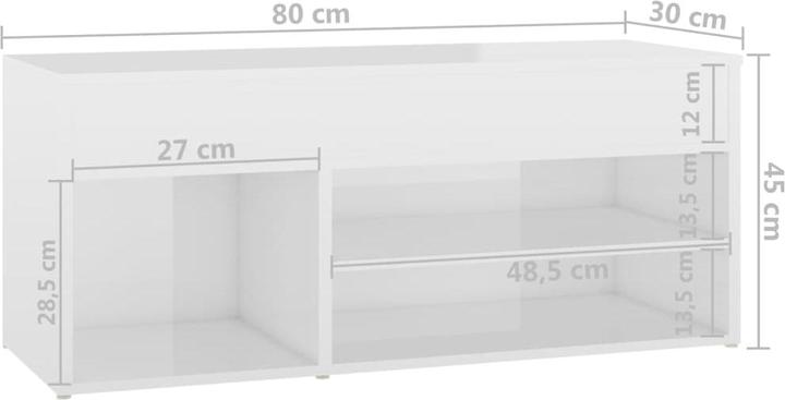 Image du produit VidaXL Dennis (80 x 30 x 45 cm)
