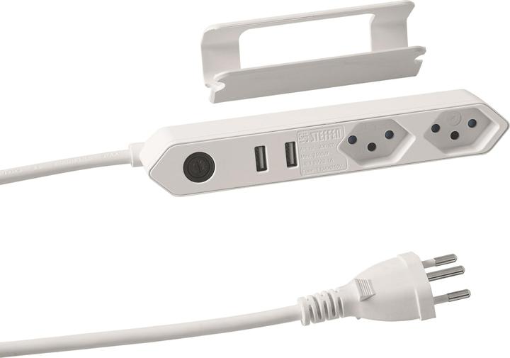 Steffen Steba IQ inkl. Clip-Befestigung (2 x, Typ 13, USB-A, 1.50 m)