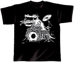 Rock You T-Shirt schwarz Kroko Power XL (XL)