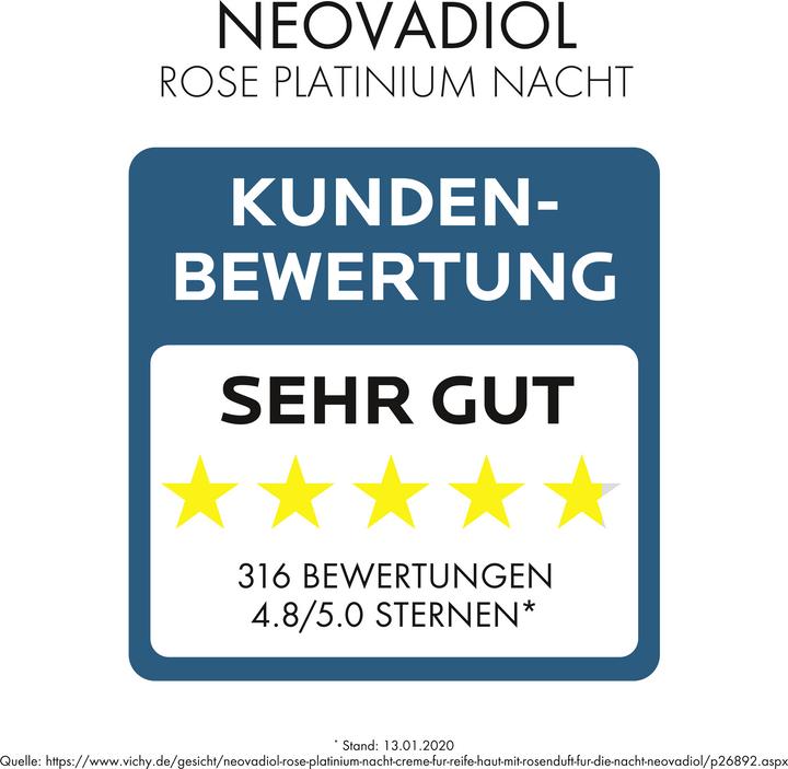 Produktbild Vichy Neovadiol Rose Platinium (50 ml, Nachtcreme)