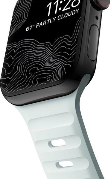 Produktbild Nomad Sport Band 38/40/41mm Icy Blue Glow (38 mm, Fluorkautschuk (FKM))