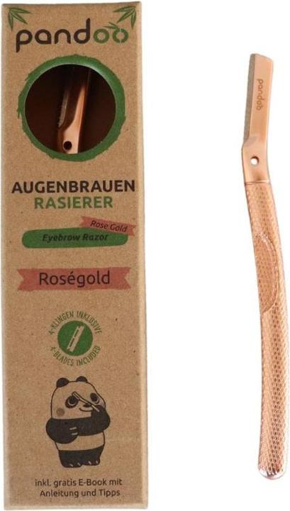 Produktbild Pandoo Augenbrauenrasierer rosegold (1 Dark Brown)