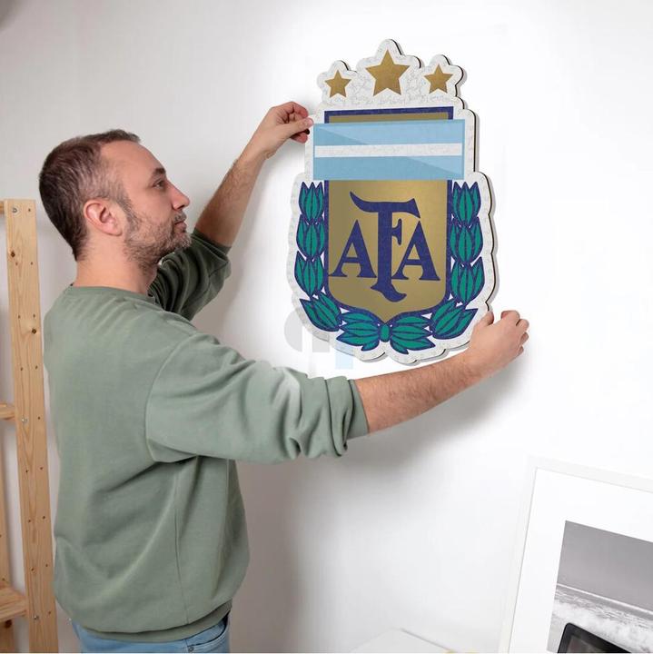 Produktbild Iconic Nationalmanschaft Argentinien- Logo - Holz Puzzle Grösse S (150 Teile) (150 Teile)