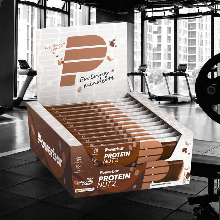 Image du produit Powerbar Protein Nut2 (Chocolat au lait, Arachide, 12 pcs, 540 g)