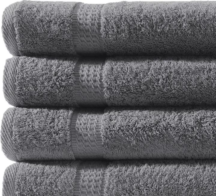 Produktbild Casativo Handtuchset 12-teilig anthrazit (50 x 30 cm, 150 x 100 cm, 100 x 50 cm)