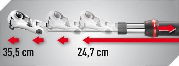 Actual product image Facom Reversible ratchet 3/8 (10 mm) 210 (3/8")