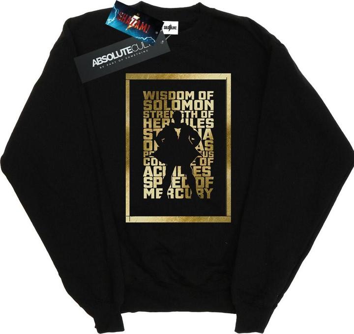Image du produit - Sweat SHAZAM GOLD TEXT - Garçon (152, 158)