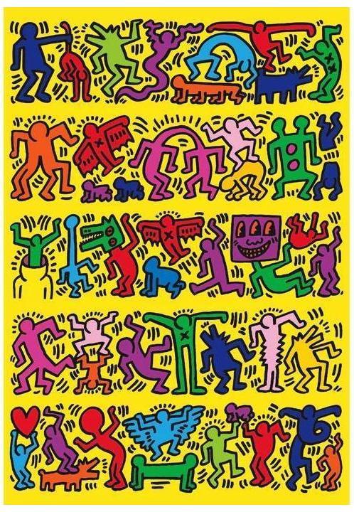 Actual product image Clementoni Puzzle Keith Haring g (1000 pieces)