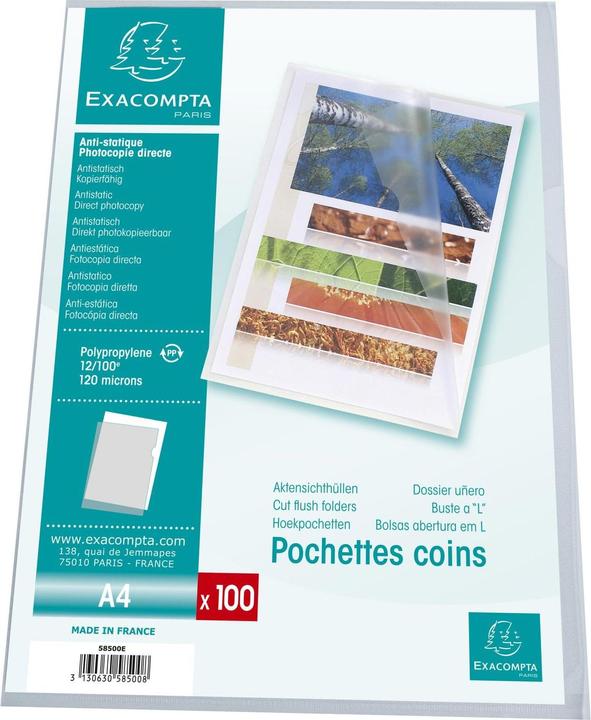 Produktbild Exacompta Sichthülle (A4, 100 x)