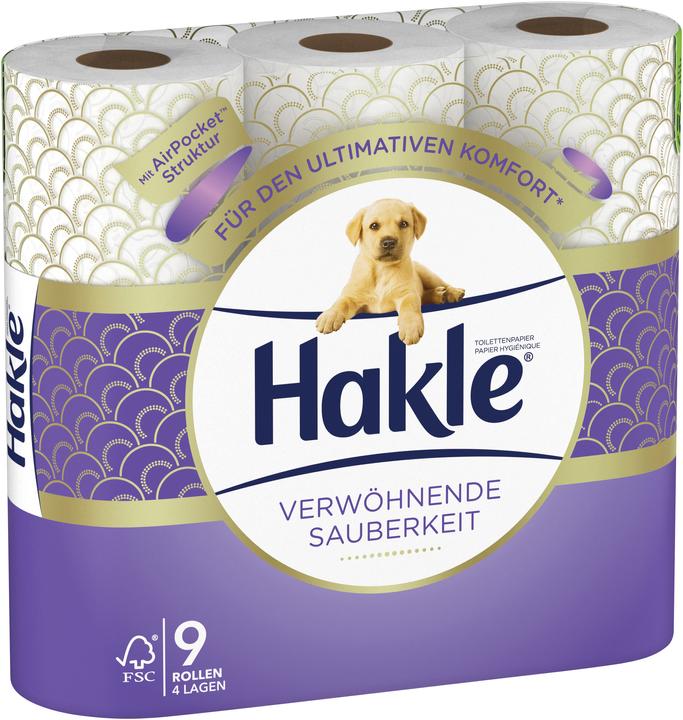 Image du produit Hakle Propreté moelleuse (9 x)