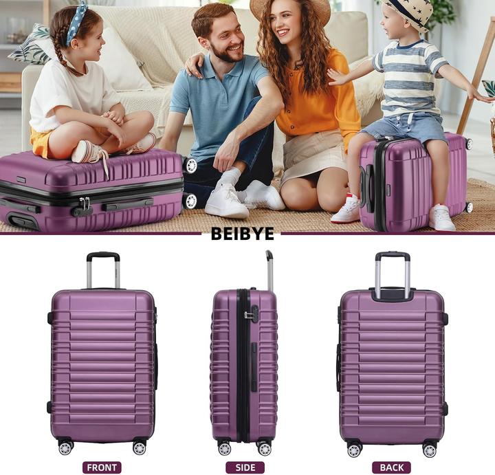 Produktbild Beibye Hartschalenkoffer mit Zwillingsrollen (115 l, XL (ab 115l))