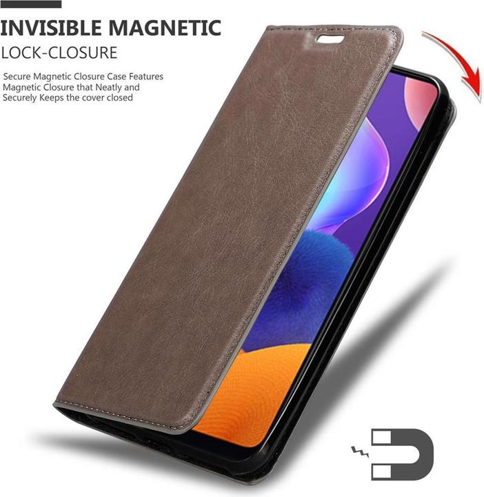 Actual product image Cadorabo Book Invisible Magnet Cover (Samsung Galaxy A31)