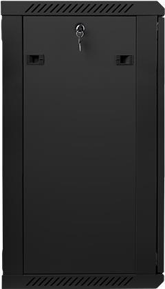 Produktbild Lanberg WF01-6418-10B Rack 18U Wandmontiertes Regal Schwarz (18 HE, 19 Zoll Rack)