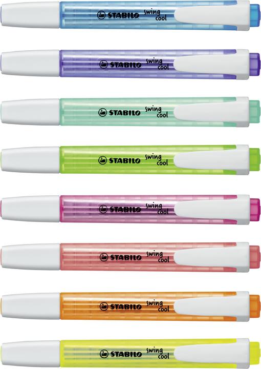 Produktbild STABILO swing cool Textmarker (Mehrfarbig, 4 mm, 8 x)