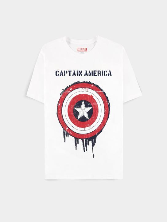 Produktbild Difuzed Captain America - Shield Men's Short Sleeved T-shirt - 2XL (XXL)