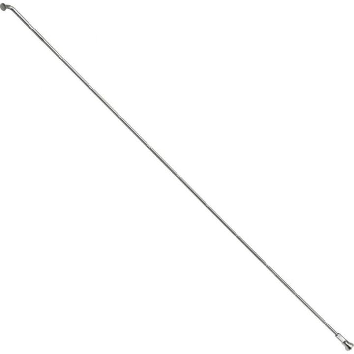 Actual product image P2R reinforced stainless steel spoke with angled head and nipples 290 mm