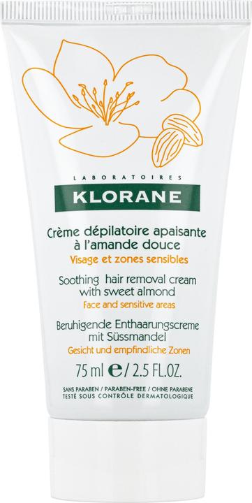 Klorane Beruhigende Enthaarungscreme mit Süssmandel (75 ml, 1 x, 115 g)