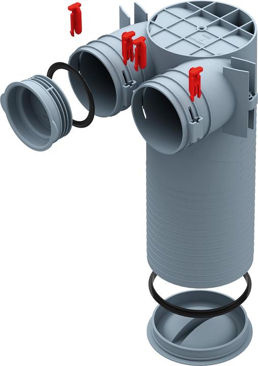 Actual product image Helios FRS-DWK 2-75/125, FlexPipe ceiling/wall box