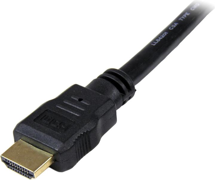 Produktbild StarTech com HDMM6, 1,8 m, HDMI Typ A (Standard), HDMI Typ A (Standard), 3D, 10,2 Gbit/s, Schwarz (1.80 m, HDMI)