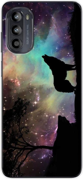 Wolf evening sky