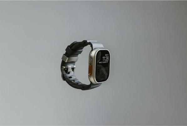 Actual product image Nomad Rocky Point Band 42/44/45/49mm Storm (44 mm, FKM)