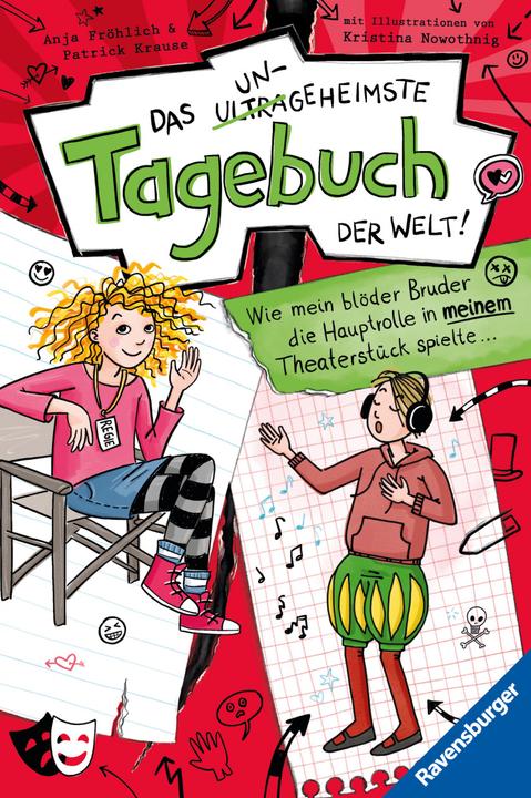 Produktbild Ravensburger Das ungeheimste Tagebuch der Welt!, Band 4: Wie mein blöder Bruder die Hauptrolle in meinem (Deutsch, Anja Fröhlich, Patrick Krause, 2022)