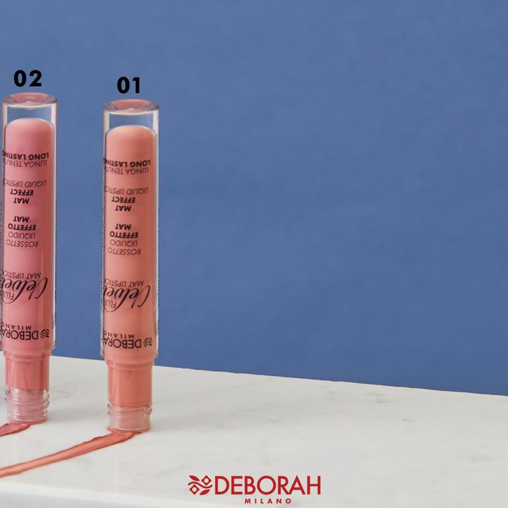 Immagine prodotto Deborah Milano Rossetto Fluido Velvet Mat Rosso Scuro (14)
