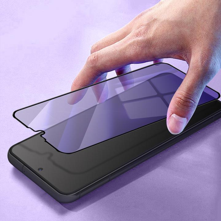 Actual product image Avizar BlueGuard glass display protection with blue light filter (1 Piece, Samsung Galaxy S22)