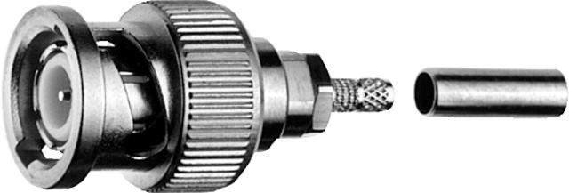Immagine prodotto Telegärtner Connettore per cavo BNC a crimpare G07 / G29 50 Ohm, a crimpare, Professionale, A2903, G07