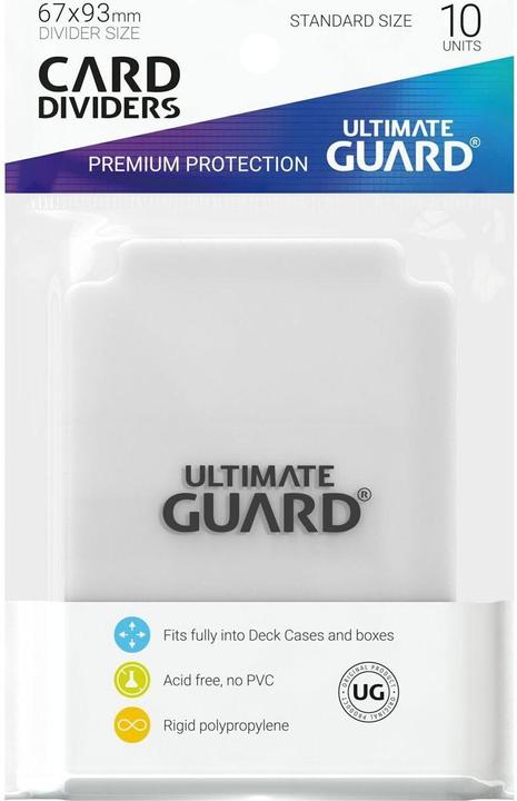 Produktbild Ultimate Guard Kartentrenner Standardgrösse Transparent 10