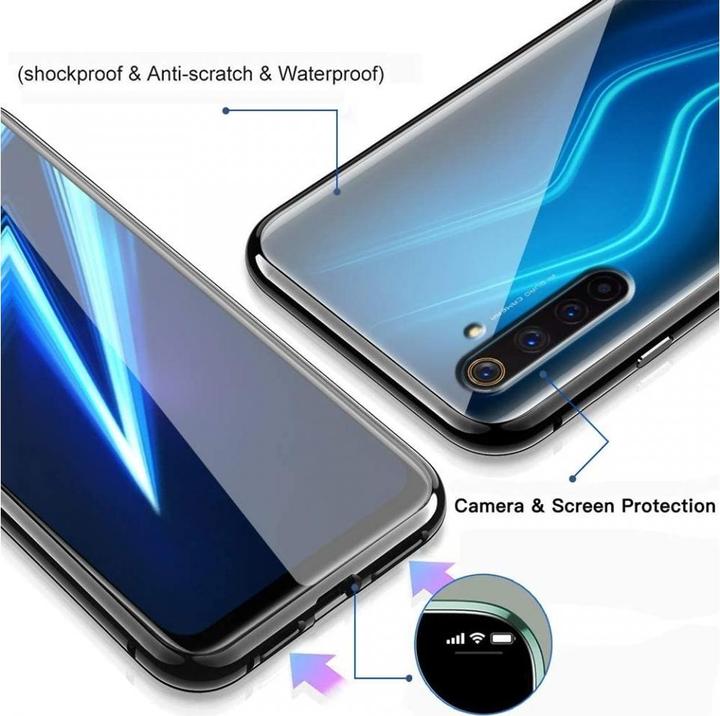 Produktbild G-Case Realme 6 Pro Aluminium Magnetic Glass Case Hülle (Realme 6 Pro)