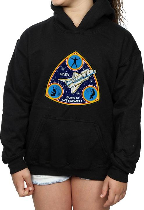 Actual product image Nasa Girls Classic Spacelab Life Science Hoodie (140, 146)