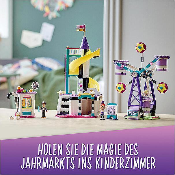 Immagine prodotto LEGO La Ruota panoramica e lo scivolo magici (41689, LEGO Friends)