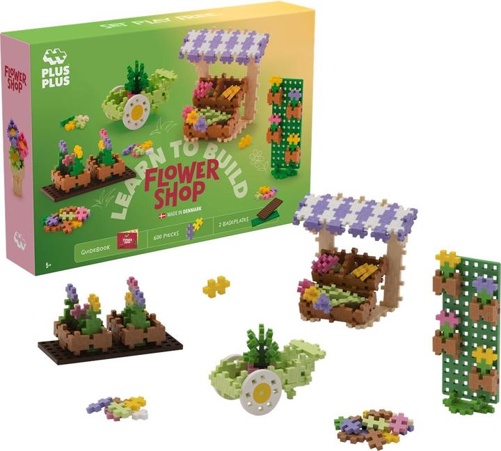Actual product image Plus-Plus 600 Kreativ Bausteine Blumenladen
