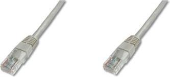 Actual product image Digitus CAT5e U-UTP patch cord, 5m, grey (U/UTP, CAT5e, 5 m)