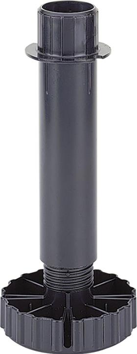 Produktbild Hettich Korrekt Sockelverstellfuss verstellbarer Sockelfuss H 70mm ø 35mm schwarz