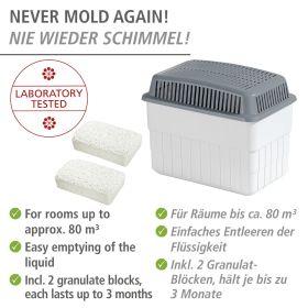 Actual product image Wenko Dehumidifier, 2x 1.0 kg