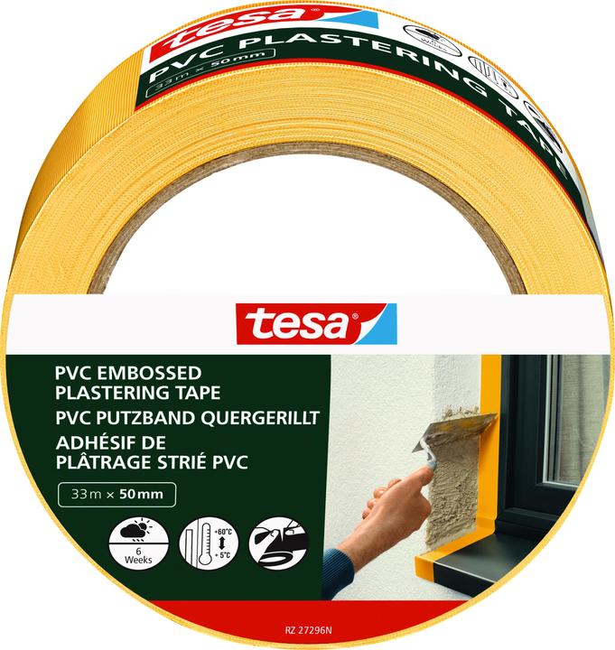 Produktbild tesa PVC Putzband quergerillt (50 mm)
