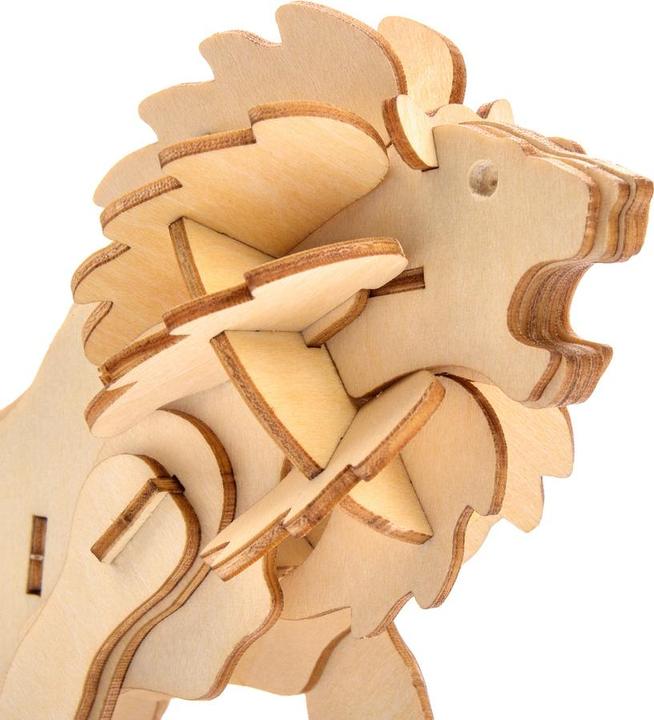Image du produit Little Story Modèle de puzzle en bois 3D - Lion